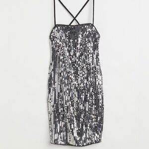 H&M sequin Dress NWOT